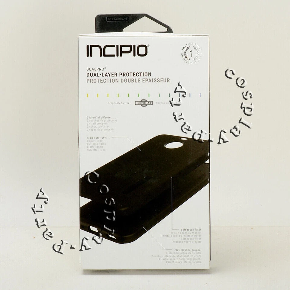 Funda rígida a presión negra Incipio DualPro HTC 10 Evo/HTC perno a prueba de golpes Foto 4 de 4