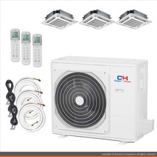 Cooper & Hunter Mini Split Ac Heat Pump Ductless 3 Zone  9000 9000 18000 Btu