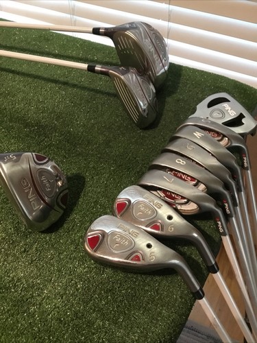 Ping Ladies Faith Red Dot Full Set(D,3W,5W,5H,6H, 7-PW-SW,Putter)ULT200 Graphite - Picture 2 of 12