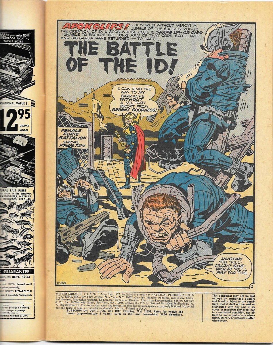 Mister Miracle 8 DC Comics, Jack Kirby, 1st the Lump VFNM | eBay