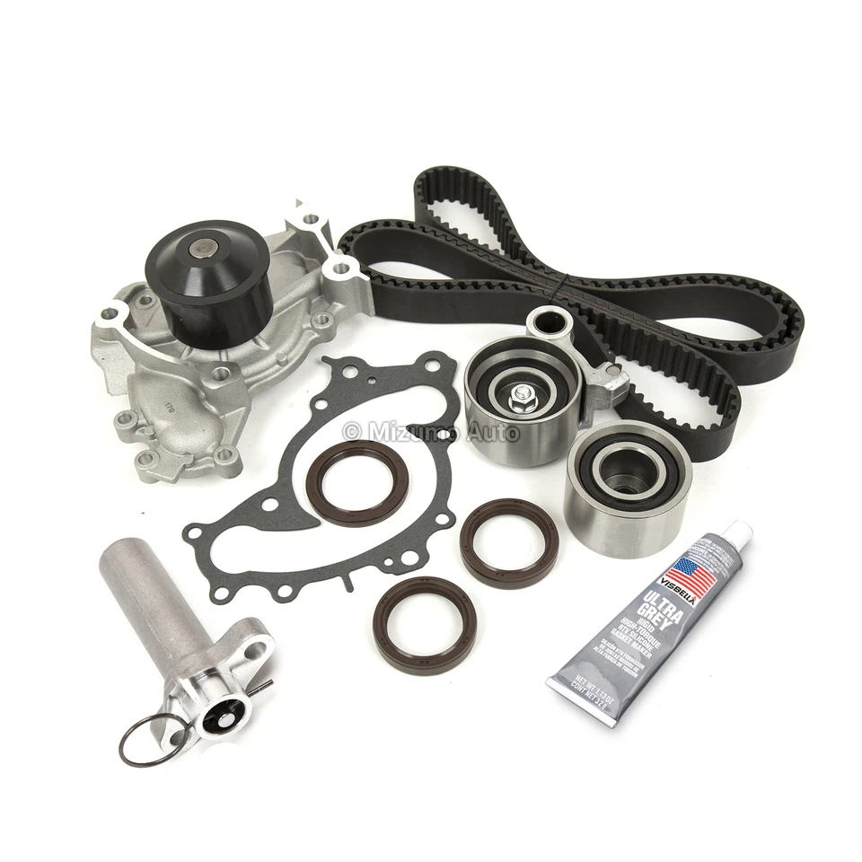 Kit de correa de distribución bomba de agua compatible con 95-04 Lexus Toyota Avalon Camry Sienna 3.0 1MZFE Foto 3 de 4