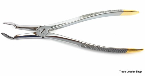 Extraktionszange No. 45 Tooth Forceps Maxilla Lower Jaw Molar Dental Pliers - Picture 4 of 4