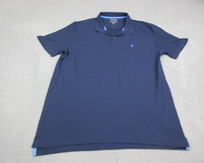 Izod Polo Shirt Mens Adult Extra Large Blue Logo Golf Golfer Casual Rugby