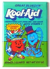 Great Bluedini Fruit Punch FRIDGE MAGNET sign