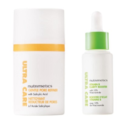 2 Items Ultra Care Gentle Pore Refiner Vitamin B Clarity Booster Nutrimetics 