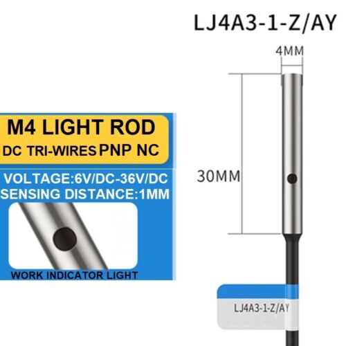 Micro Inductive Proximity Switch50mA Second Third Line NPN NO/NC Metal Induction - Picture 19 of 33