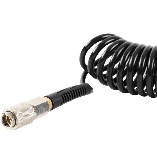 TECPO DRUCKLUFTSCHLAUCH 6m SPIRALSCHLAUCH 1/4 LUFTSCHLAUCH DRCUKLUFT SCHLAUCH - Bild 5 von 7