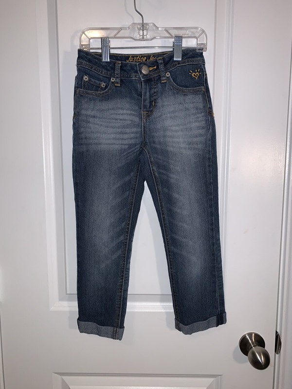 Justice Girls Cropped Jeans Size 10S