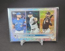 2022 Series 1 Base Foilboard #138 Ray/Cole/Cease /390 - AL Strikeouts