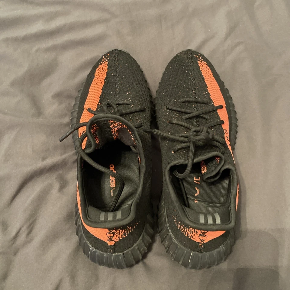 Size 10 - adidas Yeezy Boost 350 V2 Low Red Stripe, photo 1 of 5