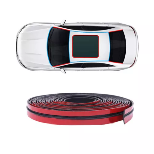 2M Car Windshield Roof Seal Strips Noise Insulation Rubber Sticker Accessories - Imagen 7 de 20