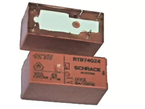 Schrack 24v AC, 5 Pin 12A Relais, type RTB 14524 - Picture 1 of 1