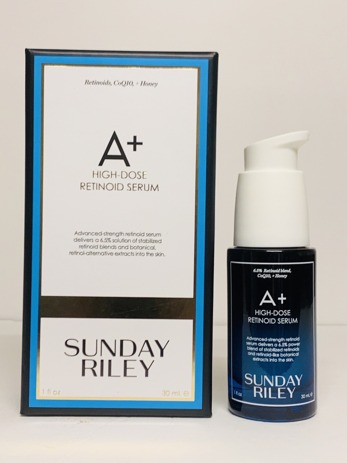 Sunday Riley A+ High Dose Retinoid Serum 1 fl oz / 30ml New