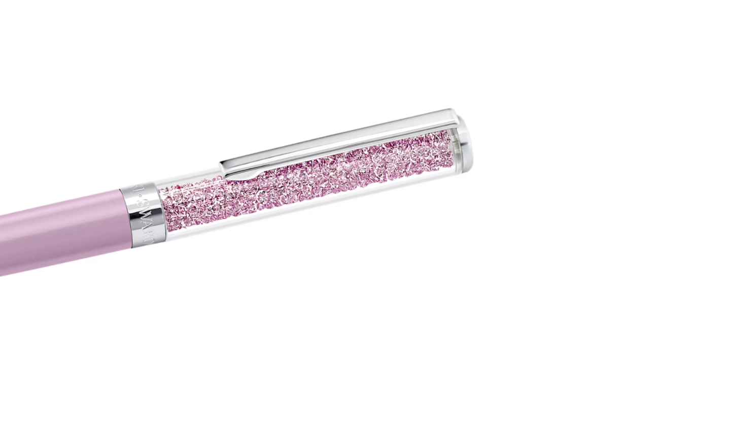 Swarovski Crystalline Ballpoint Pen, Purple lacquered, Chrome Plated ...