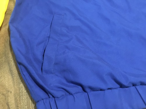 Navy Midshipmen Medium Yellow/Gold & Blue Lightweight Pullover Jacket - Picture 8 of 11