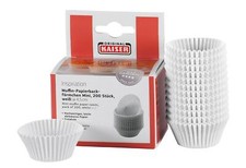 KAISER Mini Muffin Stampi Cartapesta Bianco 200pz.