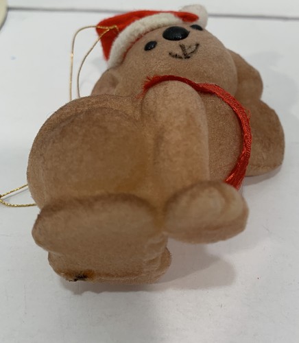 Cappello Babbo Natale Koala Floccato Vintage Decorazione Natalizia Marrone Carino Sfacciato - Foto 6 di 12