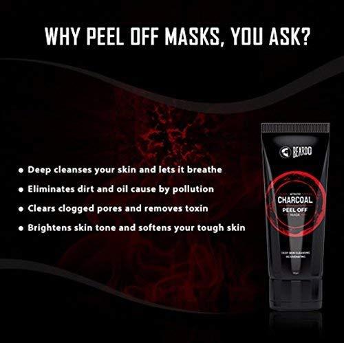 Beardo Activated Charcoal Peel-Off Mask, 100 gm (Free shipping world) - Picture 4 of 5