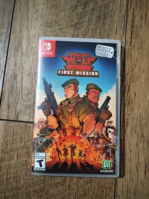 Operation Wolf Returns: First Mission - Nintendo Switch With Inserts 