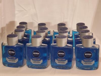 16 Old Shape NIVEA MEN PROTECT & CARE AFTERSHAVE HUGE 100ml RARE *FREE SHIPPING*
