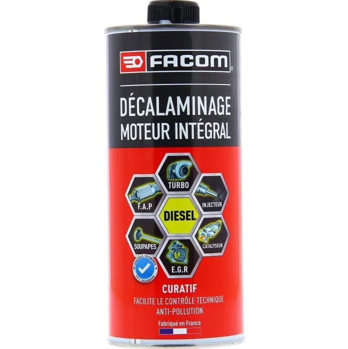 Additif décalaminage diesel 1L curatif vanne EGR turbo et injecteur