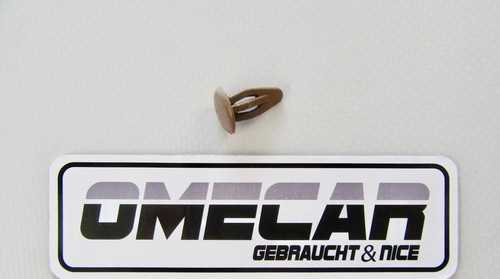 Abdeckung Verkleidung Heckklappe Radkasten VW Golf 2 Clips 801867299 Braun
