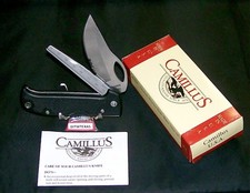 Camillus Gapper Lockback Knife W/Original Packaging & Care Instructions Rare Set