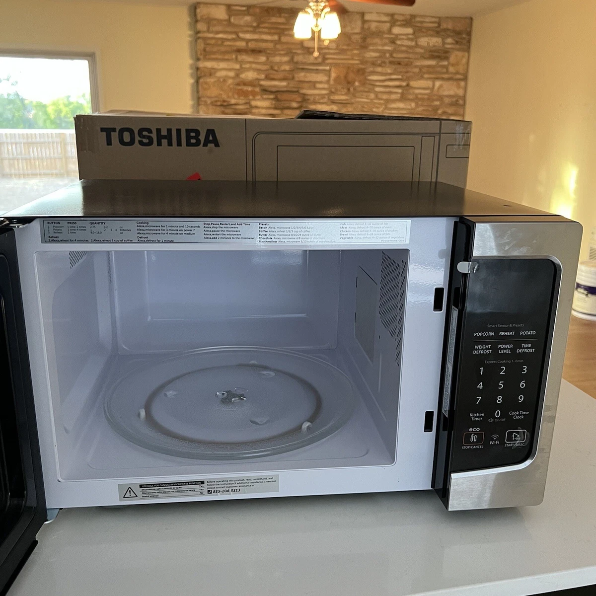 Toshiba microwave on sale 1100 watt