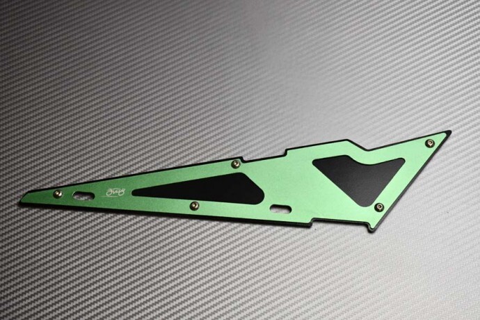 Capot de selle vert Kawasaki Z900 en alu anti-corrosion 2020