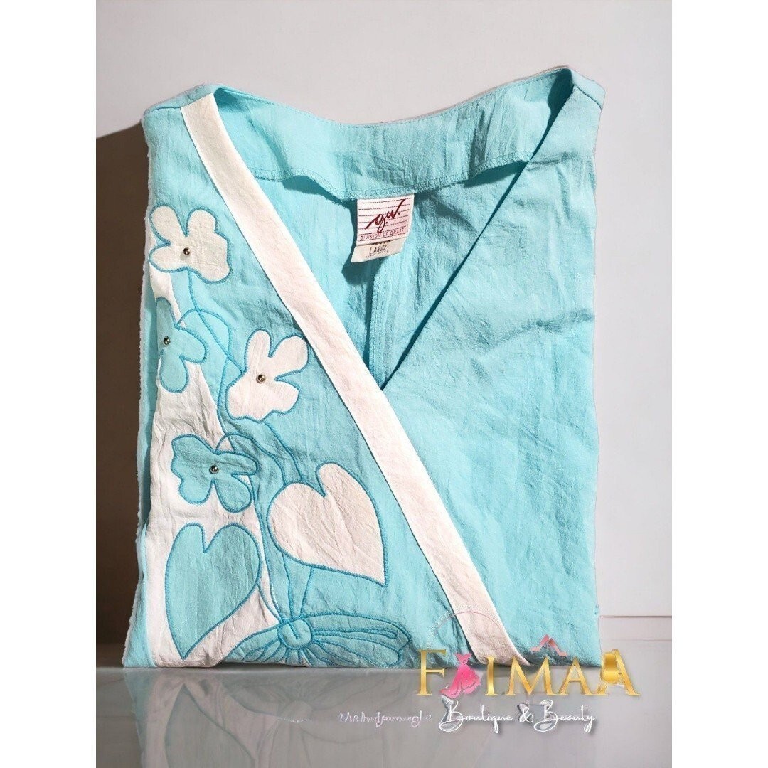 Division Of Graff Vintage Jacket Baby Blue with Shoulder Pads USA L FREE SHIPPIN