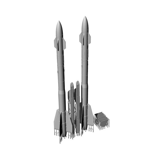 LY901D 1/48 Model upgrad Soviet Air Force R-27ER Air-To-Air Missile AA-10"Alamo" - Picture 3 of 4