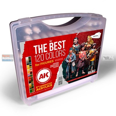 AKI011704 AK Interactive 3Gen Acrylic Paint Set - The Best 120 Colors for