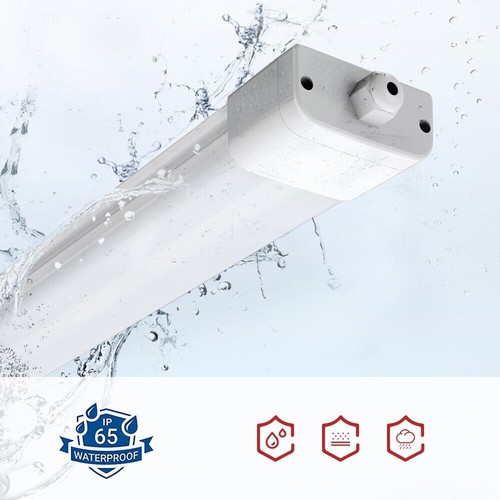 Lampada LED tubi ambienti umidi officina garage lampada plafoniera 4000K / 6000K - Foto 7 di 34
