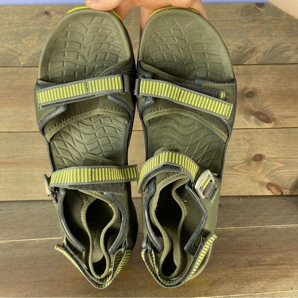 Merrell Choprock Sport Sandals Mens US 13 Strap Olive Green Hiking Trail Outdoor Merrell Choprock Strap Hiking Sandals Shoes Mens Size 13  main image 4