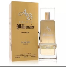 Spirit Millionaire by Lomani Eau De Parfum Spray 3.3 oz for Women • Sealed Metal