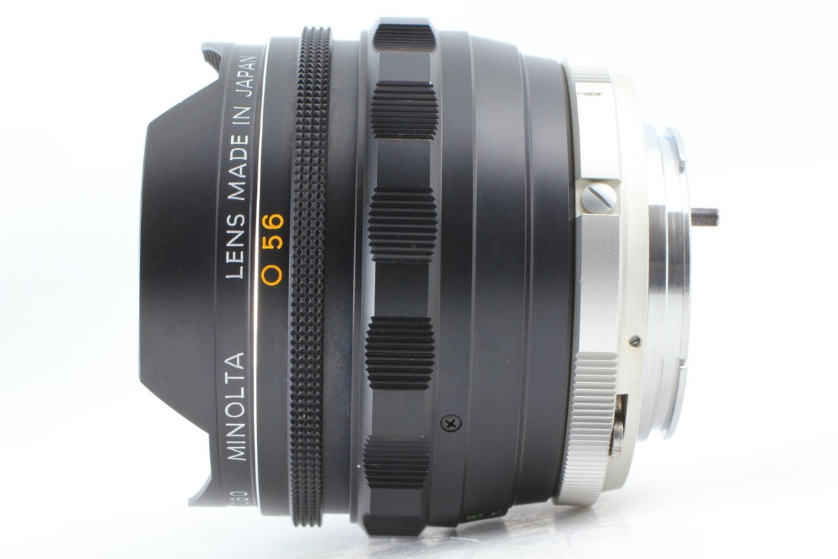 MINT+】 Minolta MC Fish-Eye Rokkor OK 16mm f2.8 MF Lens Fish MINT+】 Minolta MC Fish-Eye Rokkor OK 16mm f2.8 MF Lens Fish