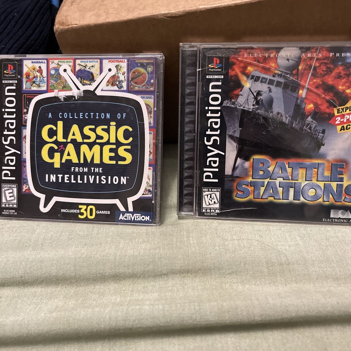 Playstation Games- Classic Games Intellivision and Battle Stations