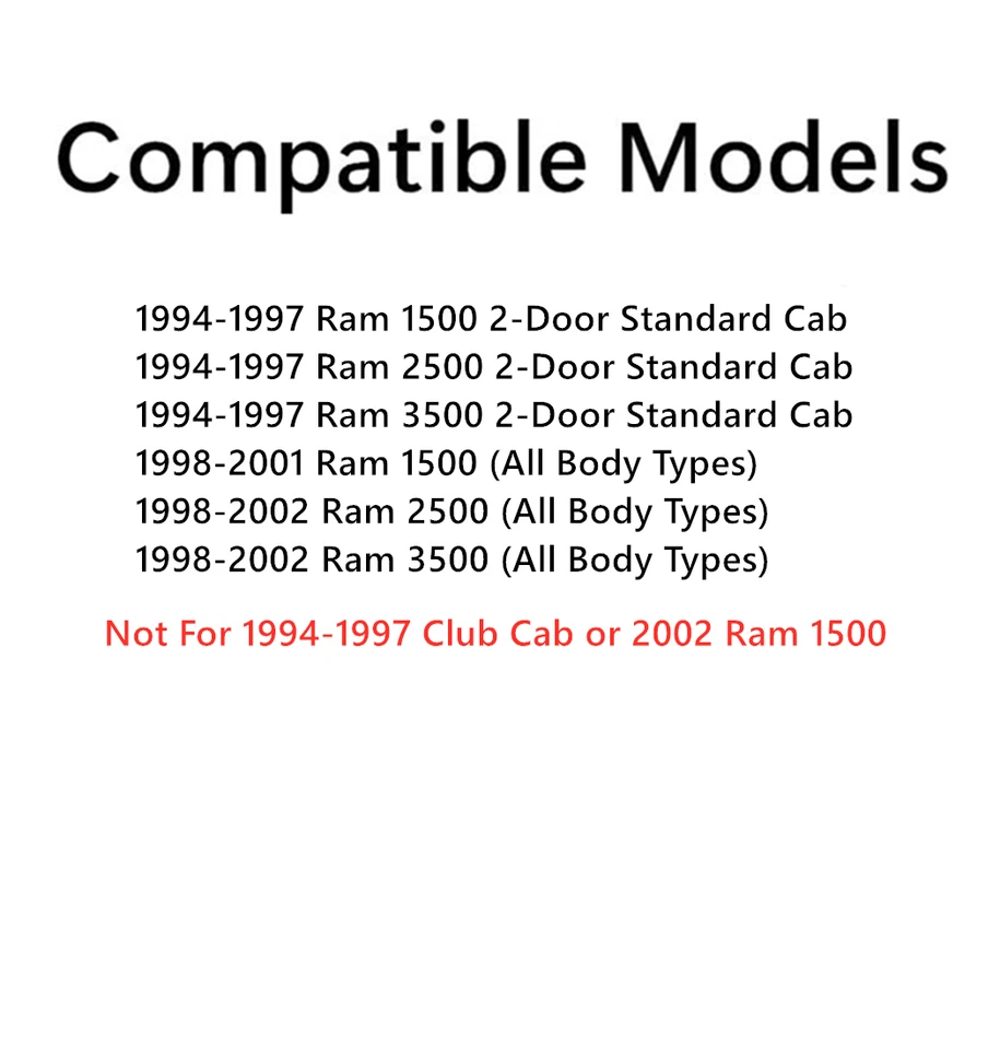 Fit Dodge Ram 1500 2500 3500 Pickup Rear Back Widow Glass Stationary Clear - Изображение 3 из 4