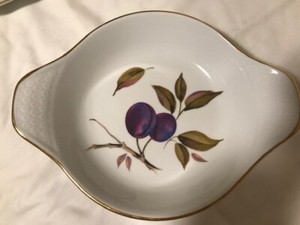 Royal Worcester Evesham Flameproof Porcelain AuGratin Bakeware Ovenware 