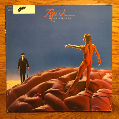 Rush - Hemispheres LP Mercury SRM-1-3743 1978 Pressing  The Trees Masterdisk VG+