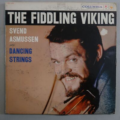 SVEND ASMUSSEN THE FIDDLING VIKING VINYL LP COLUMBIA RECORDS VG COND 31 