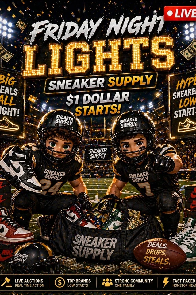 FRIDAY NIGHT LIGHTS - $1 STARTS ALL NIGHT - 4+ HOURS