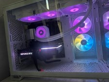 RTX 3060 12 GB Ryzen 5 5600x WHITE Gaming pc, AIO, 16GB DDR4 3200, 1TB SSD