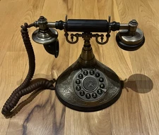Vintage Paramount Collection Telephone 1910 Old World Style Desk Phone Corded