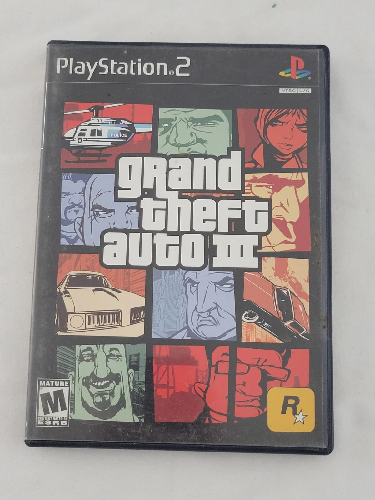 Sony PlayStation 2 - Grand Theft Auto III Video Game - 2001 - Has map, No manual