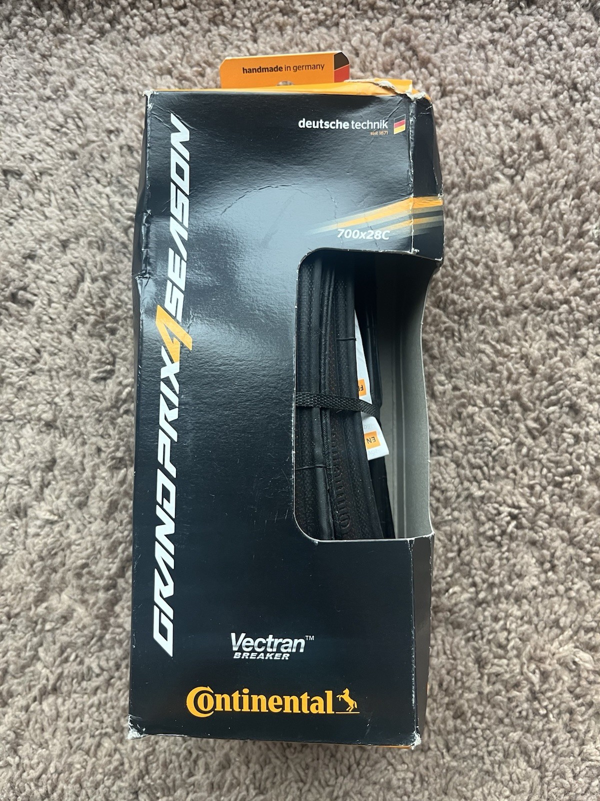 Continental Grand Prix 4-Season 700x28c Road Tire &ndash; Black, Folding, NEW