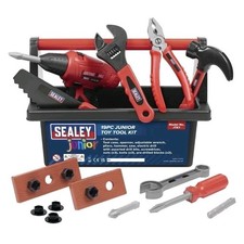 Sealey Toy Tool Kit Junior Child Childrens Drill Spanner Wrench JTK1 Hammer 19pc