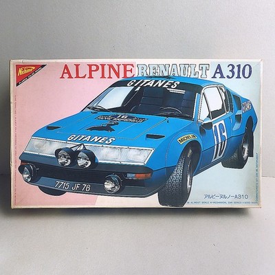 Vintage  Nichimo 1/24 Alpine Renault A310 Plastic Model Kit / damaged decal