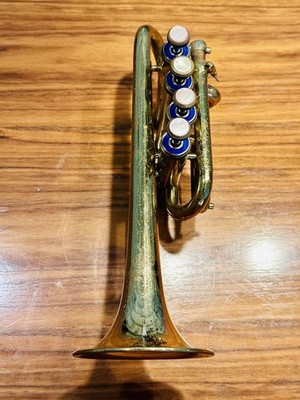 Vintage Amati Kraslice ATR-382 Piccolo Trumpet (4 Valve) for Restoration, NR!!!