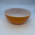MCM Pyrex Mixing Bowl # 404 Vintage 4 Qt  Flameglo Orange Large Nesting Bowl